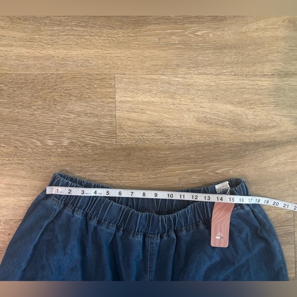 Indie Y2K Womens Denim Pants 4X Boho Wide Leg Tiered High Waist Palazzo Jeans - Picture 6 of 6